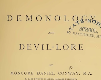 Demonology and Devil-Lore (1879) - Witchcraft, Magic, Occult (PDF)
