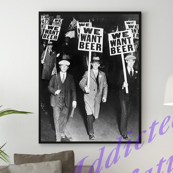 Printable Prohibition Photo Wall Print - Etsy