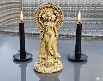 Hecate Altar Statue: Resin Wiccan Pagan Decor