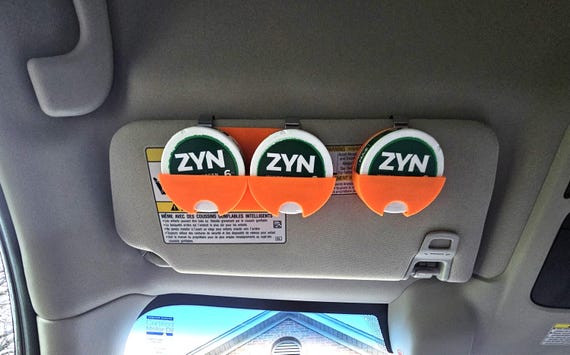 ZYN Visor Clip Holder / car truck suv ZYN Accessory / Stocking Stuffer / Ultimate Zyn Gift Idea / Made in USA