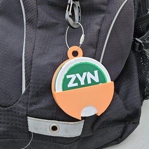 Magnetic ZYN Carabiner Holder: 3D Printed PETG, Made in USA