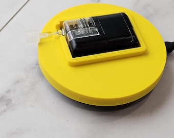 Insulin Pump Charger Alignment Cover 3 D printed for Tandem Mobi
