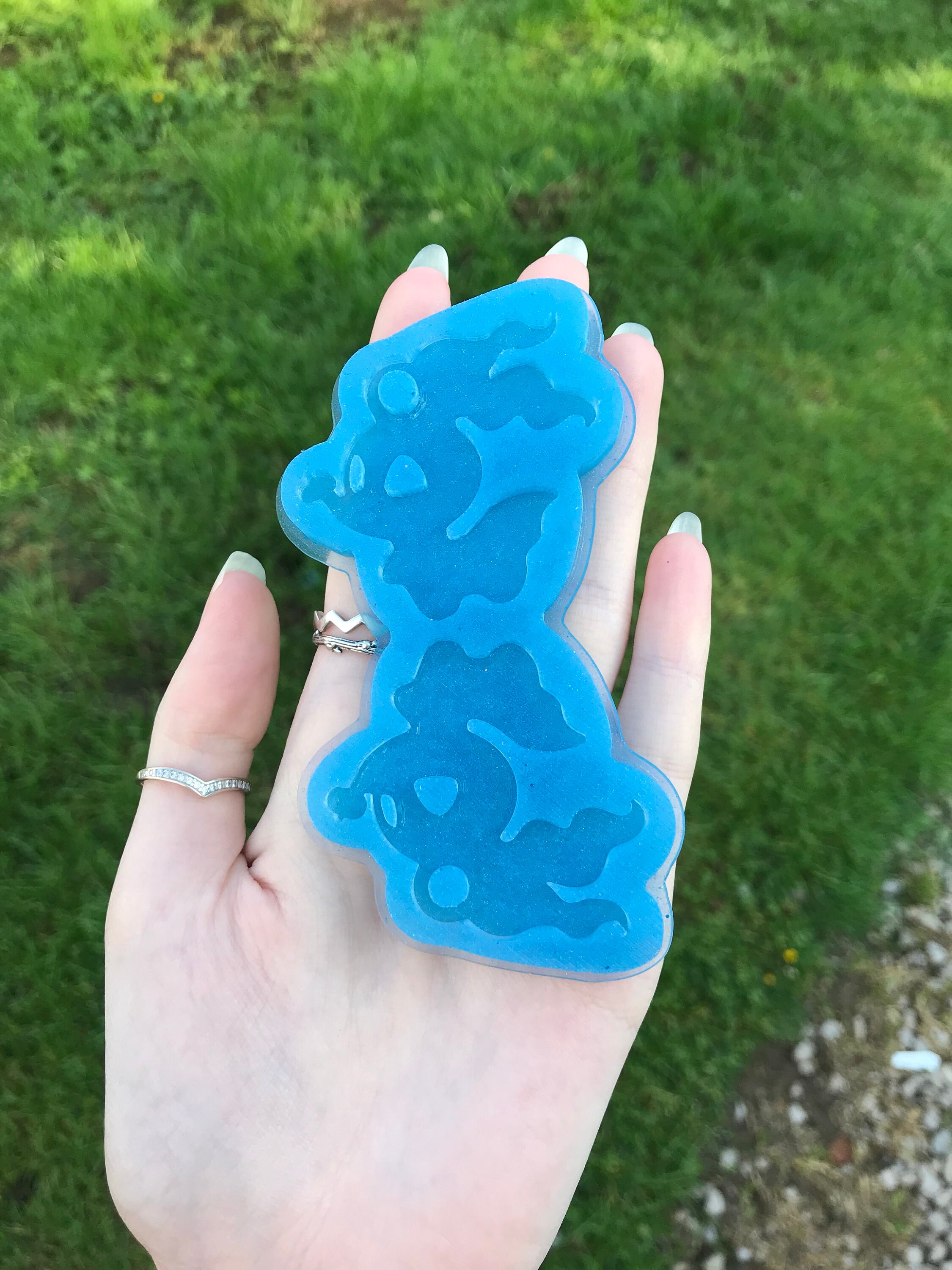 Zero ghost dog earrings silicone mould| mould only for resin crafts| …