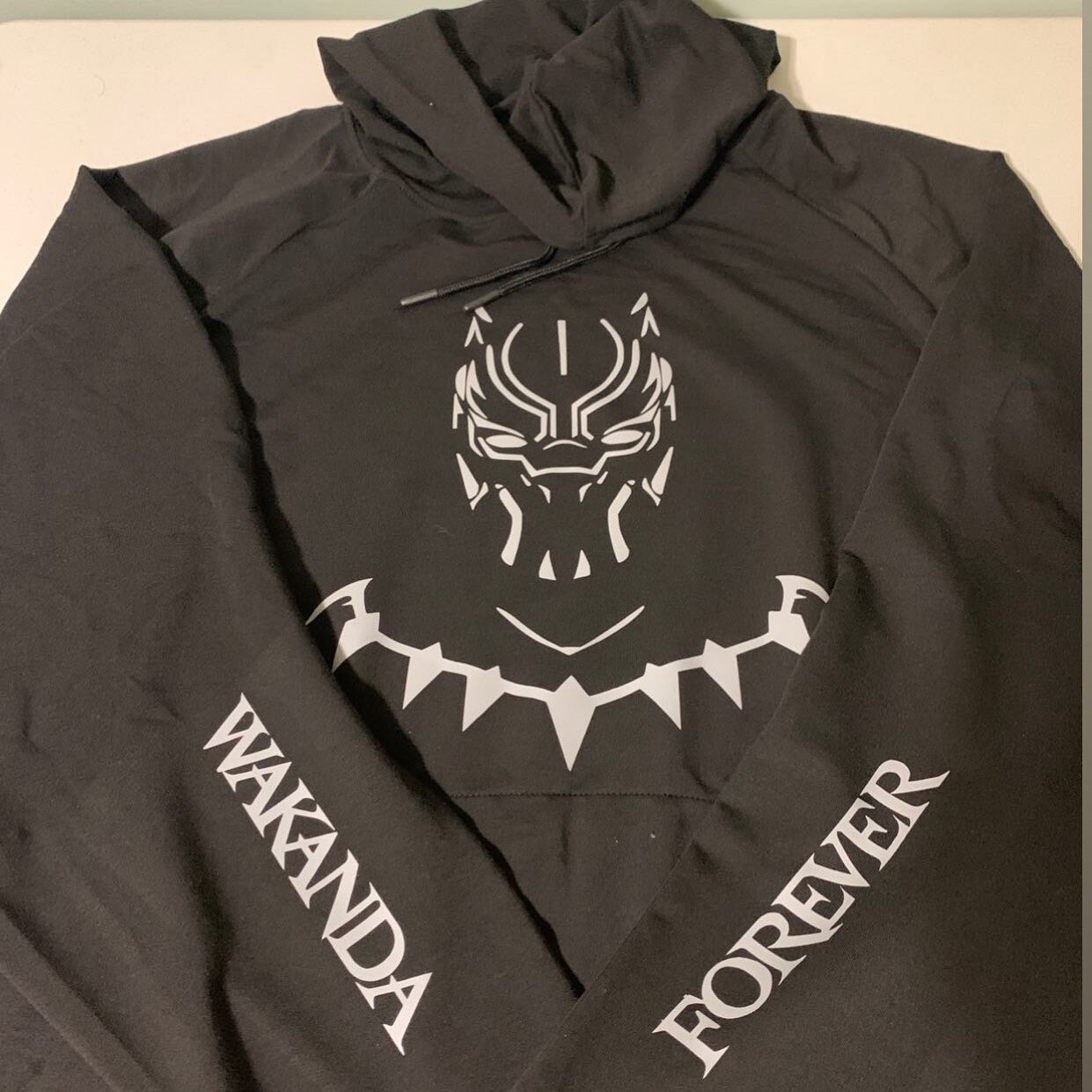 YOUTH Wakanda Forever Black Panther Hoodie Etsy