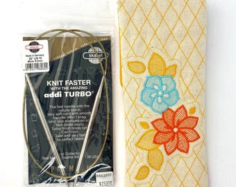 Addi Turbo Circular Knitting Needle: US 10 (6mm), 32" for Bulky Knit