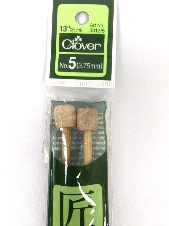Clover Bamboo Knitting Needles US 13