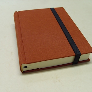 Writing book, diary, linen cover