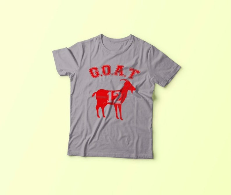tom brady goat shirt