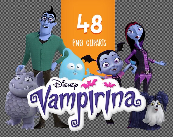 Vampirina Clipart Vampirina Clip Art Vampirina Characters | Etsy