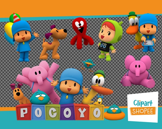 Pocoyo Clipart Pocoyo Clip Art Pocoyo Png Pocoyo Etsy
