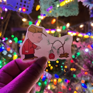 Adesivi natalizi di Charlie Brown