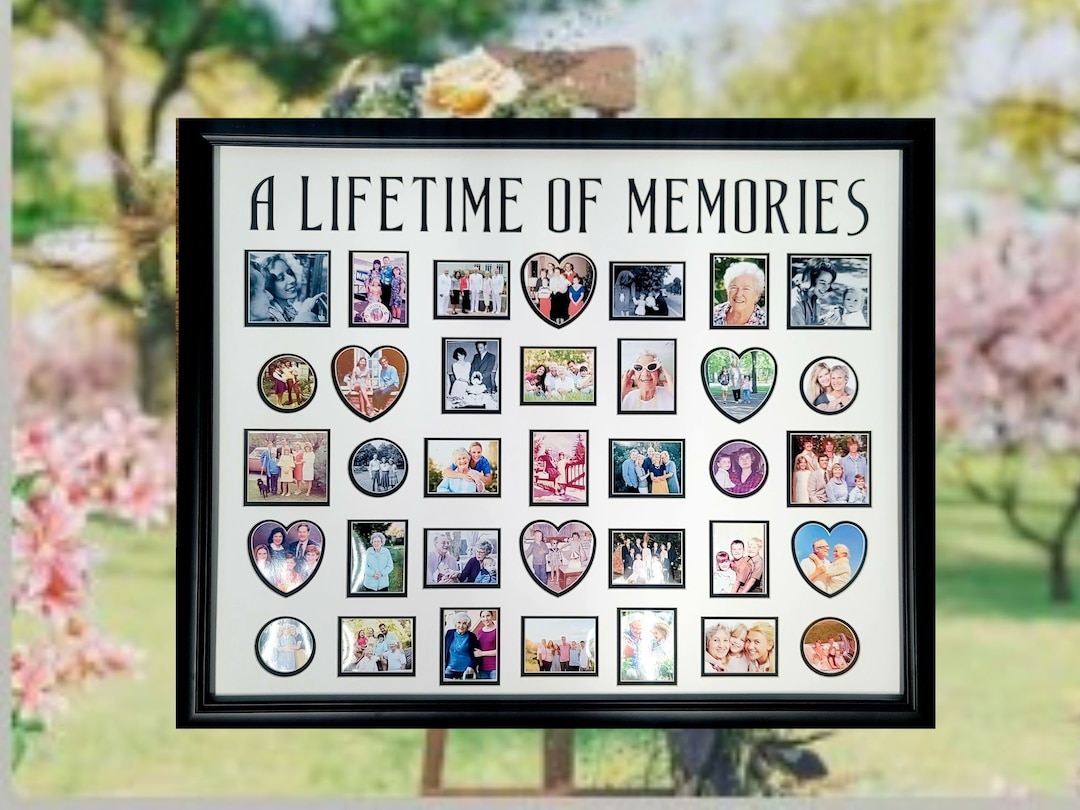 Funeral Memorial Photo Boards Funeral Photo Memory Boards Etsy
