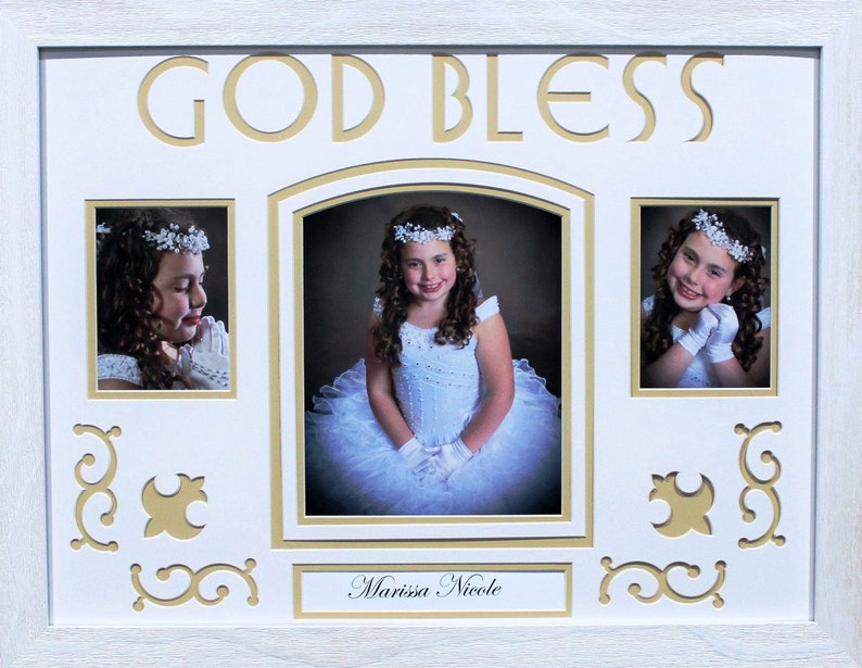 God Bless 18 x 24 PERSONALIZED PHOTO FRAME