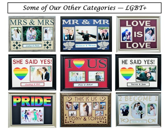 CUSTOMIZED PRIDE Photo Frame LGBT