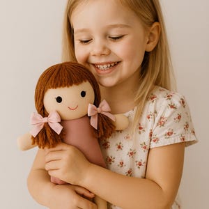 PDF Schnittmuster für eine Stoffpuppe mit Kleidung, 18 Inch Dress Up Doll und Stofftier Bild 2