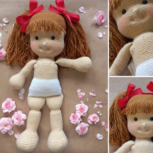 Rag Doll Crochet Pattern PDF