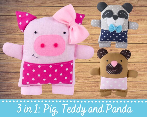 pig stuffed animal pattern