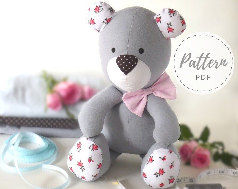 memory teddy pattern