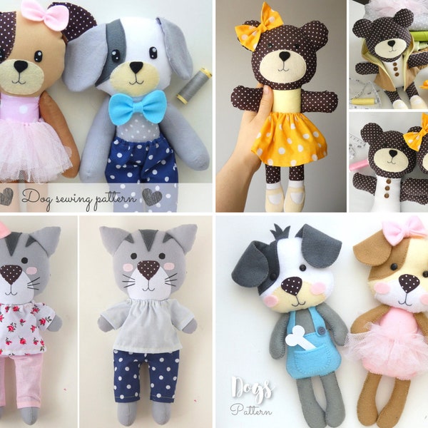 Stuffed Animal Dress up Toy Etsy