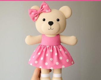 Feltro Orsetti Di Stoffa Fatti A Mano Modello Di Cucito Per