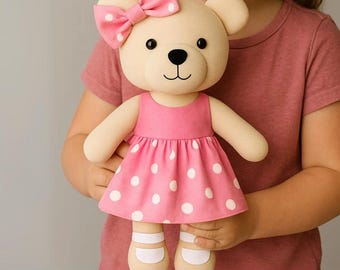 PDF Patron de couture ours en peluche peluche, poupée en tissu