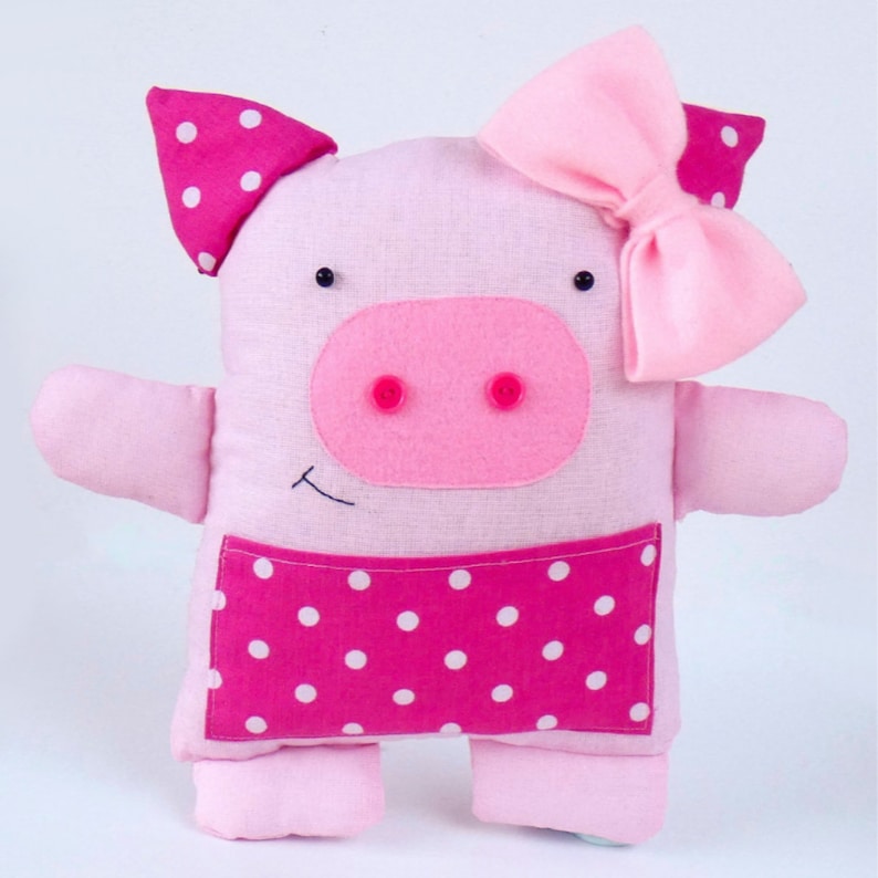 stuffed animal pattern pdf pig pattern diy teddy tutorial