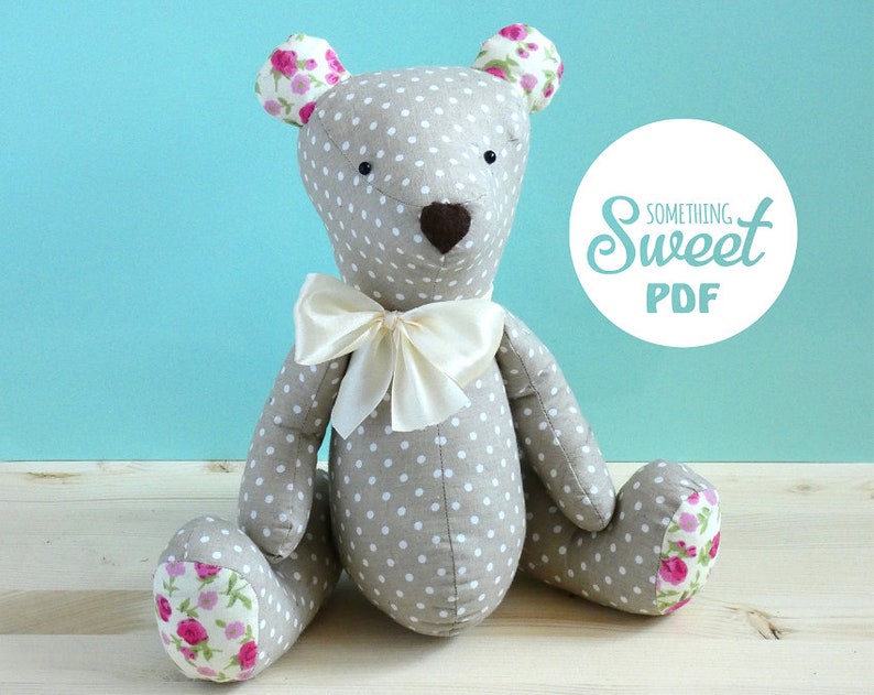 etsy memory bear pattern