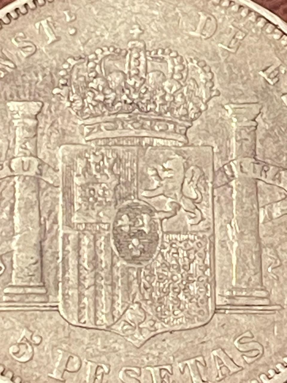 スペイン　5ペセタ　銀貨 1891年 オリジナルスペイン銀貨 | 5ペセタ – 1891年 | 良好な状態 - Etsy 日本