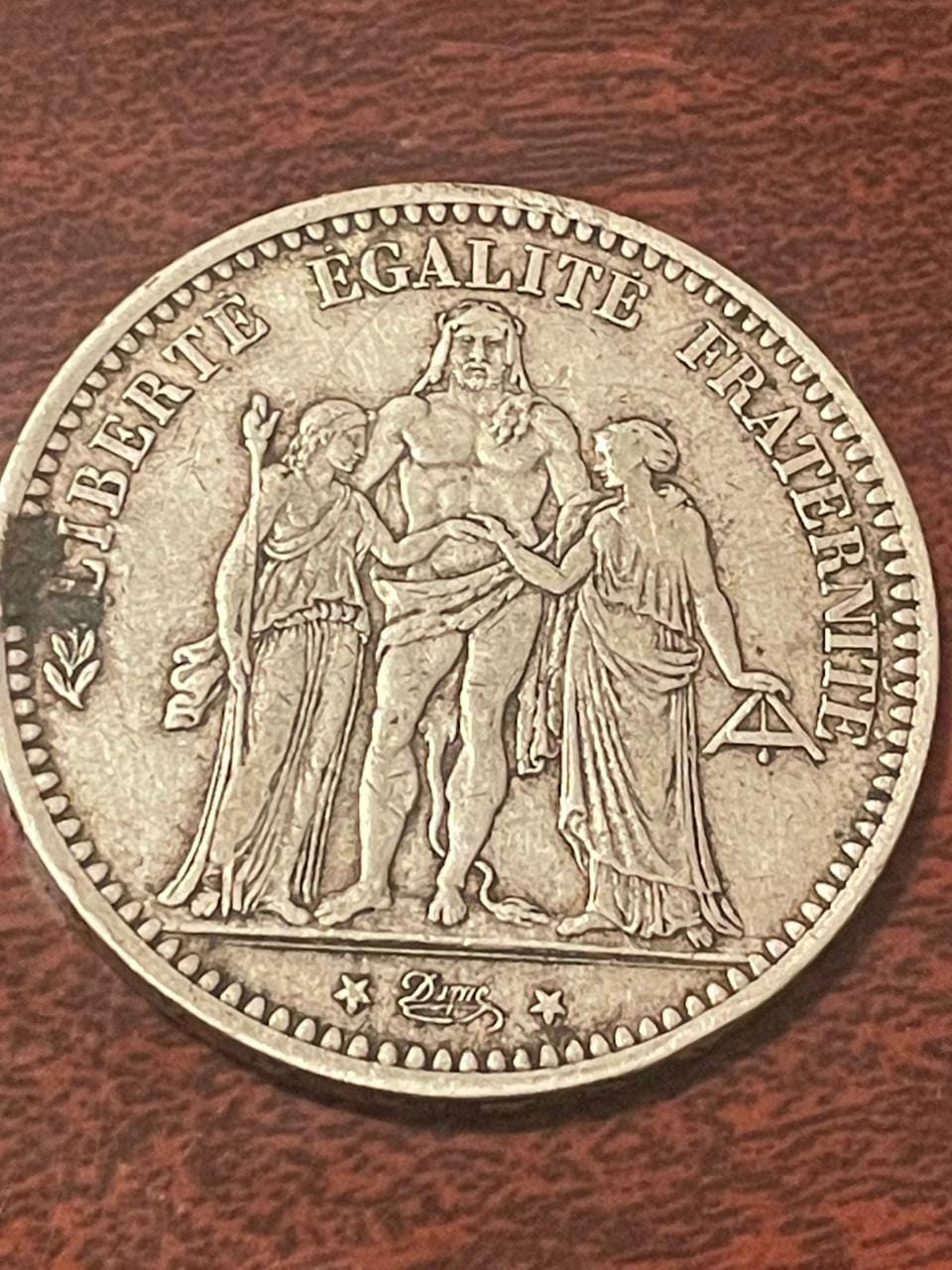 オリジナルフランス銀貨 | 5フラン – 1875年 - Etsy 日本