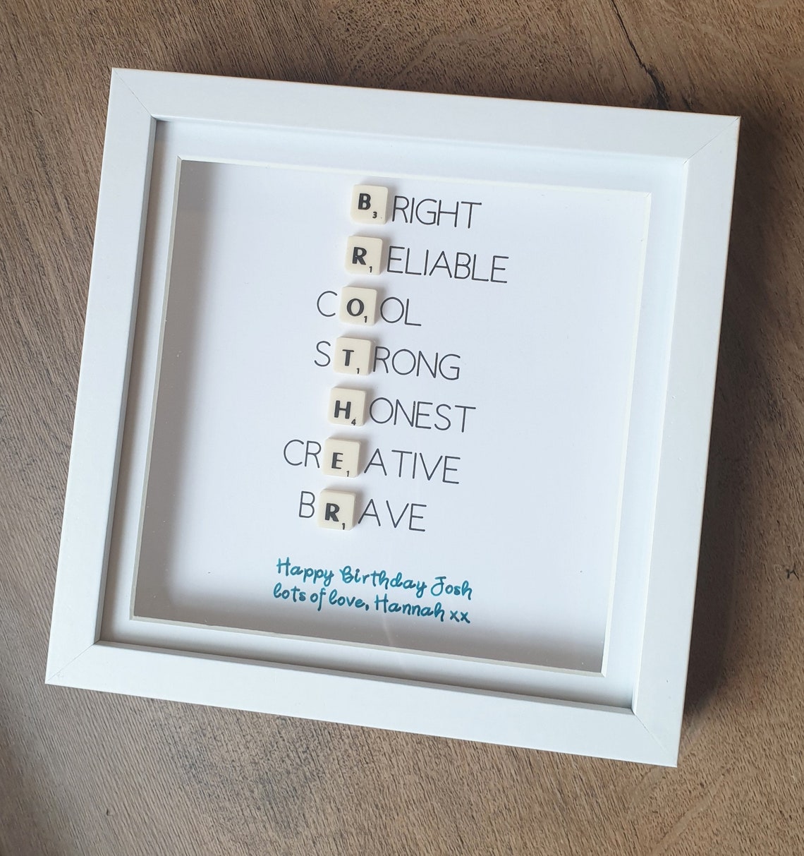 Brother Frame Birthday Gift for Brother Brother Gift Etsy
