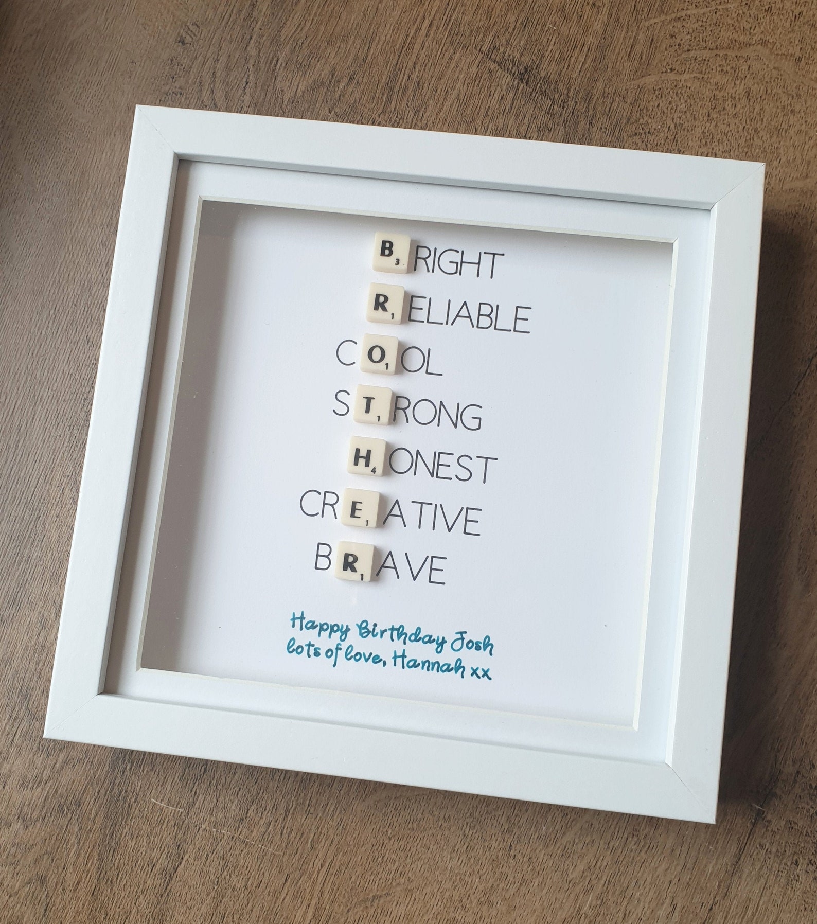 Brother Frame Birthday Gift for Brother Brother Gift Etsy