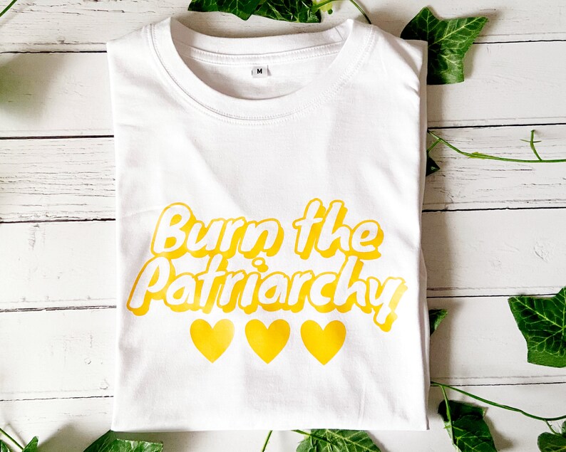 Burn the Patriarchy Feminism Bookish T-Shirt