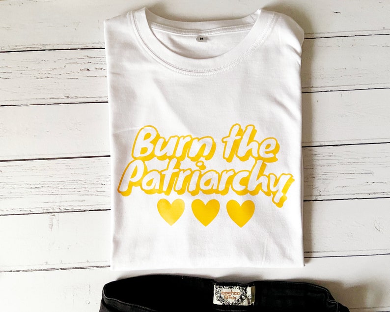 Burn the Patriarchy Feminism Bookish T-Shirt