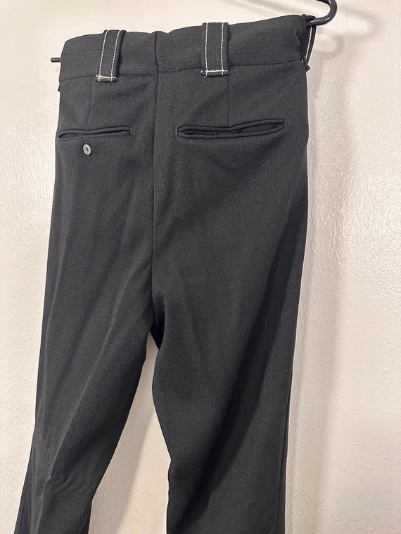 Vintage Black Polyester Slacks - image 8