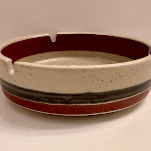 Vintage Speckled Ceramic Ashtray