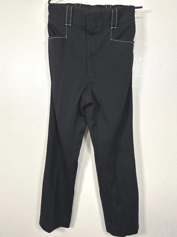 Vintage Black Polyester Slacks - image 1