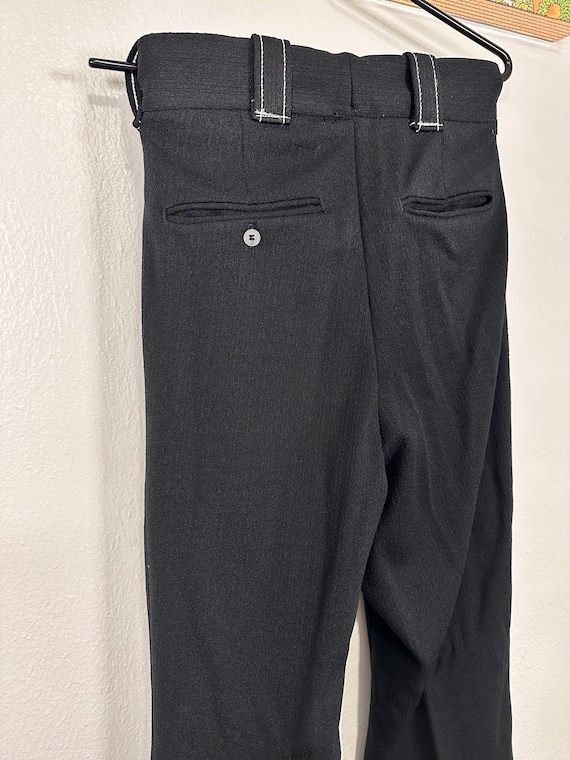Vintage Black Polyester Slacks - image 6