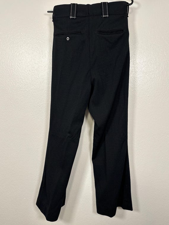 Vintage Black Polyester Slacks - image 5