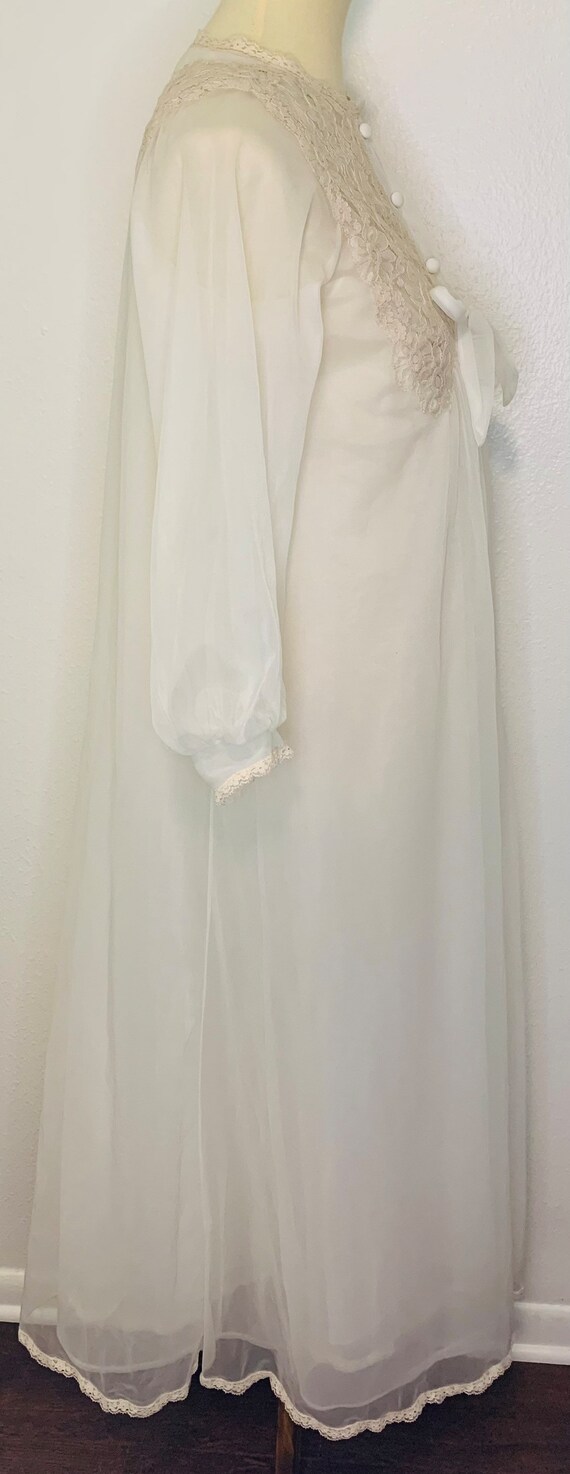 Gossard Artemis Sheer Nightgown and Robe Set Vintage - Gem