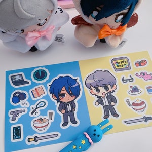 P3/P4 Protag Sticker Sheet