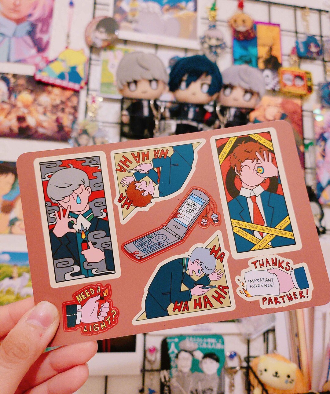 Persona 4 Accomplice End Sticker Sheet - Etsy