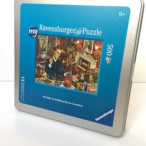 Sherlock Holmes 500 piece jigsaw puzzle, HOLMES AT HOME by Steven Gonsalves
