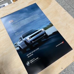 Dodge Demon 170 Poster NHRA Letter Poster Tribute for Collector and Fan of Mopar, Demon, Hellcat, Challenger Gift