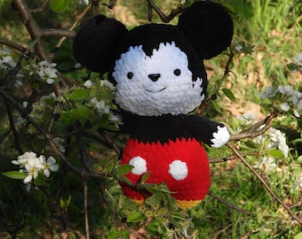 Mickey Mouse gehaakte amigurumi knuffel