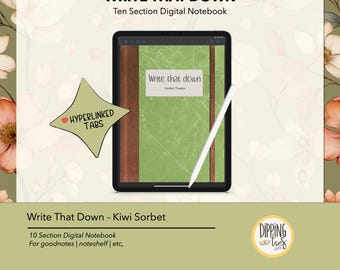 Cuaderno digital: Planificador con hipervínculos para Goodnotes y Notability (Descargar PDF)
