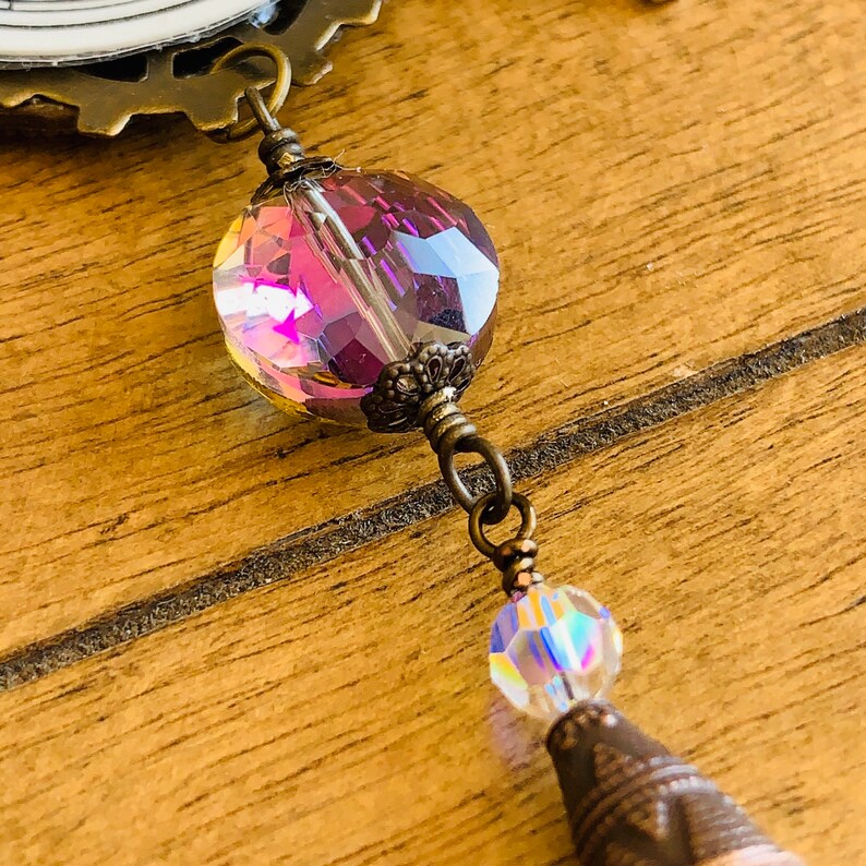 Victorian Clock Necklace Statement Necklace Gothic Etsy