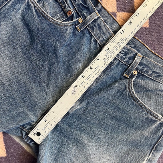 Vintage 90s Levis 501 Cutoff Jean Shorts Size 32 … - image 8