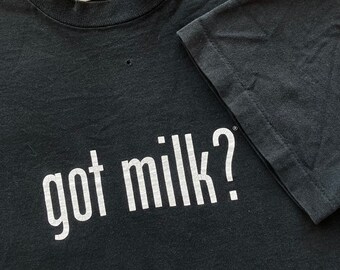 Vintage 90s Got Milk? Promotional T Shirt Single Stitched - Etsy