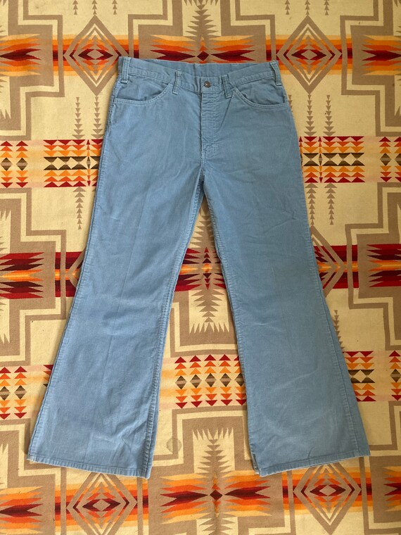 Vintage 70s Levi’s 663 Corduroy Bell Bottom pants… - image 2