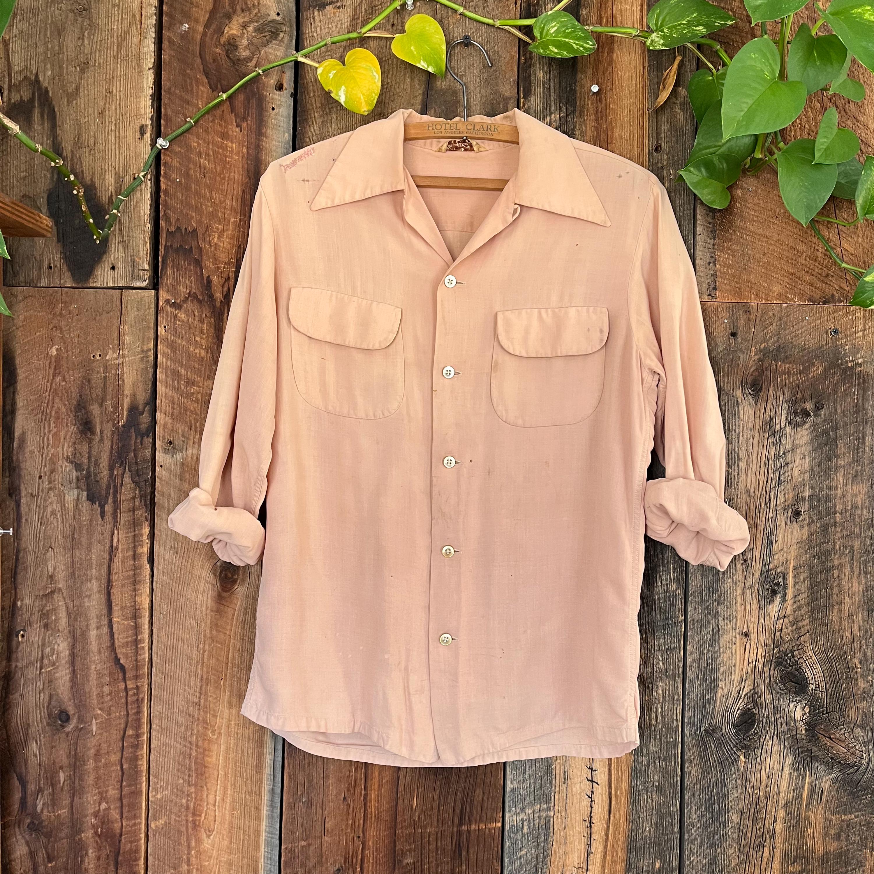 1950's Rayon Shirt - Etsy